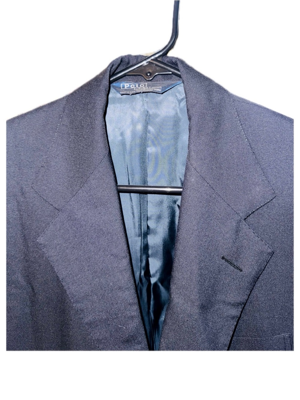 Polo Ralph Lauren Navy Wool Blazer